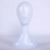 Cabeça de modelo feminino de plástico cabeça de manequim cabeça feminina branca modelo de cabeça de exibição modelo de cabeça abstrata peruca chapéu cachecol suporte de exibição