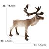 Modelo Animal Sólido de PVC Realista Transfronterizo: Alce, Ciervo Sika, Reno Navideño - Accesorios Educativos y Adornos