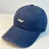 Nueva tendencia de moda primavera para hombres y mujeres gorra de béisbol con bordado tridimensional de todas las combinaciones color sólido para cabeza grande cara pequeña gorra