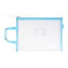 Bolsa de malla EVA, bolsa de mano con cremallera, bolsa de materias clasificadas, transparente A4, bolsa de información portátil, bolsa de trabajo engrosada