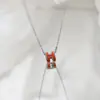 Elegante Collar de Acero Titanio con Letra H para Mujer, Lujo Ligero Nuevo Modelo 2026, Cadena para Clavícula, Cadena para el Cuello de Nicho, Accesorio de Moda de Gama Alta