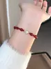 Pulsera de Ágata Roja Natural y Cuentas de Concha para Mujer, Pulsera Personalizada y Versátil para el Año de Nacimiento