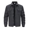 2025 Outono/Inverno Novo Jaqueta Casaco Masculino Patchwork Amazon Fashion Transfronteiriço Masculino Europeu e Americano Jaqueta de Lã