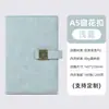 Caderno A5 com capa de couro macio, fecho magnético, logotipo personalizado de Wenzhou, caderno espesso para atacado