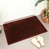 Alfombra rectangular de pelo sintético de conejo para suelo de habitación, ventana salediza, alfombra de color liso, estilo minimalista moderno, alfombrilla para pies junto a la cama de habitación infantil