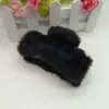 Pinza de Agarre de Peluche Cuadrada Mediana de 9 cm Pinza de Tiburón para la Parte Trasera de la Cabeza Temperamento Accesorios para el Cabello de Alta Calidad para Otoño e Invierno Puestos de Regalos