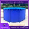 Tanque de peixes redondo de plástico lona de PVC reservatório macio dobrável montagem móvel externa piscina de aquicultura espessa
