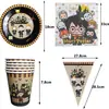 Nuevo Set de Fiesta de Dibujos Animados de Harry Potter Plato de Papel Vaso de Papel Cuchillo Tenedor Cuchara Mantel de Fiesta Servilleta de Papel Suministros de Decoración