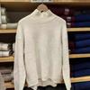 Roupas Femininas Japonesas Suéter de Tricô Shufulei de Gola Alta para Outono e Inverno 2024 Suéter Solto de Manga Longa Suéter Macio e Aconchegante GL469430