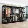 Perchero de Hierro Artístico de Estilo Abierto para Uso Doméstico Simple, Zapatero Metálico de Doble Capa, Ensamblaje de Estante de Armario