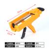 Pistola para pegamento de juntas de belleza para azulejos de cerámica, venta al por mayor, manual para ahorrar trabajo, construcción de juntas de belleza, herramientas manuales, plástico, tubo doble, pistola para pegamento de juntas de belleza