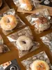 Bolsa de Embalaje para Pan Bagel, Tostada de Donut, Bolsa Pequeña Transparente para Comida, Horneado de Galletas, Bolsa de Embalaje Individual Auto Sellante