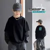 Ropa para niños para niños, sudadera de otoño 2026 nuevo modelo, estilo primavera y otoño para niños mayores, elegante conjunto de dos piezas para niños en otoño