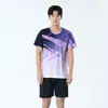 Nuevos Uniformes de Bádminton Conjuntos para Hombre y Mujer Manga Corta Ropa Deportiva Uniformes de Entrenamiento Competición Equipo Verano Secado Rápido Tenis de Mesa Bádminton Uniformes Personalizados