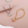 Joyas transfronterizas ins moda simple collar para clavícula collar personalizado pequeño corazón fresco para mujer NK28040