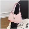 Bolso de axila creativo nicho de alta gama para mujer, nuevo bolso cuadrado pequeño moderno para lápiz labial, estilo occidental, hombro cruzado, tipo dumpling
