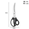 Tijeras de Acero Inoxidable para Barbacoa Multifuncionales Codo Tijeras de Cocina Coreanas Tijeras para Pollo Bistec Bistec Tijeras para Huesos de Pollo Domésticas Venta al por Mayor