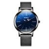 Explosões de Comércio Exterior Moda Pulseira de Malha Relógio Simples Simples Nobre Relógio de Quartzo Relógio Masculino Versátil Moda Relógio