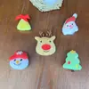 Accesorios Navideños DIY Ropa Zapatos Bolsa Bufanda Muñeco de Algodón de Dibujos Animados Broche de Felpa Llavero Colgante Accesorios