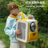 Transportadora para Gatos Yuebaitu Cápsula Espacial Bolso Doble Hombro para Mascotas Bolso Portátil para Exteriores Gran Capacidad Transpirable Ligero Bolso para Mascotas