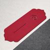 Nuevo Posavasos de Fieltro para Té con Patrón Ruyi, Alfombrilla Absorbente para Té que Preserva la Salud, Alfombrilla con Aislamiento Térmico Anti-quemaduras, Alfombrilla de Fieltro para Juego de Té Kung Fu