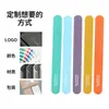 Lixa de Polimento para Unhas Colorida Dupla Face Redonda Reta Personalizada de Fábrica Ferramenta de Manicure