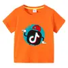 2026 Nova Roupa Infantil Verão Camiseta de Manga Curta para Meninos e Meninas Camiseta Básica Transfronteiriça Camiseta de Meia Manga para Bebês Top Infantil