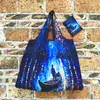 Bolso Estilo Pintura al Óleo de Van Gogh, Capacidad Extra Grande, Bolsa de Compras Plegable, Bolsa de Dibujos Animados Ecológica para Supermercado, Bolsa para la Compra, Bolsa de Almacenamiento