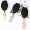 Pente de Massagem Brilhante com Almofada de Ar Transfronteiriço do Fabricante Pente de Cabelo Galvanizado Pente Suavizante de Cerdas Doméstico Pente Personalizado com Bolsa de Ar