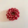 Outono e Inverno Cânhamo Lã Arco-Íris Cordão de Telefone Faixa de Cabelo Headband Alta Elasticidade e Durável Headband Corda de Cabelo Não Machuca o Cabelo Elástico Anel de Borracha