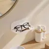 Estante de Pared Plegable para Almacenamiento Inodoro Mesita de Noche Teléfono Móvil Sin Perforaciones Dormitorio Juego de Estantes para Almacenamiento Estante para Decodificador Baño