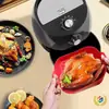 Bandeja de Silicona para Freidora de Aire Bandeja de Horneado de Silicona Cuadrada Horno de Microondas Bandeja para Asar Pollo Esterilla de Horneado Cuadrada Venta al por Mayor
