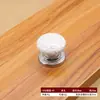 Manija de Cerámica de un Solo Agujero Patrón de Rosa Crackle Dorado y Blanco Estilo Europeo Blanco y Negro Estilo Chino Retro Manija de Tirador para Cajón y Puerta de Gabinete