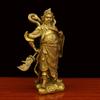 Estatuas de Bronce de Guan Gong y Bodhisattva Weituo para Decoración del Hogar y Adoración en el Templo