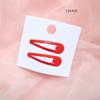 Corea del Sur INS Xiaoya mismo color caramelo pasador bb niña color pasador clip de palabra clip para flequillo cabeza de niños