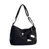 Ins Style Niche All-match Bolsa de Ombro para Meninas Bolsa de Viagem Japonesa Simples Cor Sólida Esportes Lazer Bolsa de Viagem