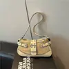 2026 Nova Bolsa de Ombro Único Trançada Retrô Feminina Estilo Coreano Moderna Bolsa de Axila Versátil Bolsa Transversal Bolsa com Senso de Design de Nicho