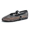 Sandálias de strass respiráveis com fivela francesa 2024 verão outwear moda estilo romano sapatos femininos casuais