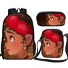 2021 Nueva Mochila Escolar Mágica Full House para Estudiantes Mochila de Poliéster Mochila Creativa Cómoda Bolso Estampado Estuche para Lápices