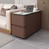 Armário Lateral para Sofá de Sala de Estar de Chão, Novo Estilo Luxuoso, Armário Lateral de Alta Qualidade, Armário Estreito Pequeno de Madeira Maciça de 30cm, Simples e Moderno
