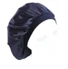 2021 Amazon AliExpress Sombrero Redondo Elástico de Ala Ancha Sade Gorro de Noche para Niños Gorro Bon para el Cabello Sombrero de Textil para el Polvo