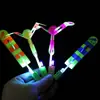 Barraca mais vendida Feira Noturna flechas voadoras fada voadora estilingue luminoso luzes coloridas espada voadora brinquedos flash de exterior para crianças atacado