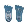 Calcetines de yoga de cinco dedos, suaves, elásticos, con partículas 3D, antideslizantes, de banda ancha y presión lenta, sin espalda, muy vendidos.