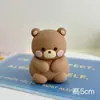 Desenho Animado Criativo Decoração de Bolo de Aniversário em Pé Animal da Floresta Enfeites de Cola Macia Plug-In Boneca Infantil Rabanete