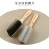 Peine de nueve filas con cojín de aire para masaje, peine antiestático para alisar el cabello, peine de costillas, peine para dar forma a la cabeza de aceite, peine recto