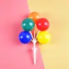 Balão Confissão de Celebridade da Internet, Decoração de Bolo com Laço, Topper Arco-Íris, Cofre, Castelo de Nuvem, Bola Dourada Acrílica