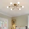 Lámpara de Techo Nórdica Transfronteriza para Dormitorio, Moderna y Sencilla, Elegante, Lámpara Creativa y Personalizada con Forma de Rama, Nueva Iluminación para Sala de Estar