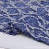 Tela de Mezclilla Lavada Jacquard de Borlas de Campo de Hoja de Loto Tela para Ropa Chaqueta Jeans Gruesa No Elástica