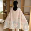Manta Chal Multifuncional, Manta para Siesta, Manta de Terciopelo de Leche para Oficina, Manta para Aire Acondicionado, Manta para Descanso del Almuerzo, Manta para Sofá, Manta de Cobertura
