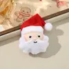 Muñecos de Peluche de Santa Claus, Reno, Árbol de Navidad, Muñeco de Nieve, Materiales Semiacabados de Tela Rellenos de Algodón para Fiestas Navideñas